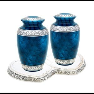 Grecian Blue Companion Urn